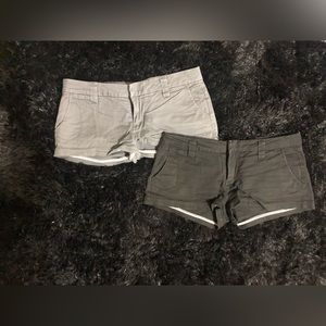 Volcom Shorts Bundle- Gray and Black pair, size 3